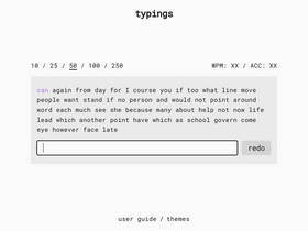 'typings.gg' screenshot