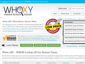 'whoxy.com' screenshot