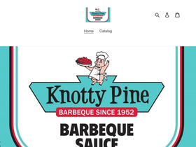 knottypinebarbequellc.com homepage screenshot