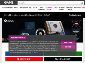 'game.co.uk' screenshot