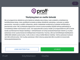 'proff.fi' screenshot