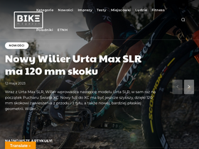 'magazynbike.pl' screenshot