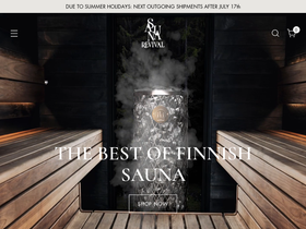 saunarevival.com homepage screenshot