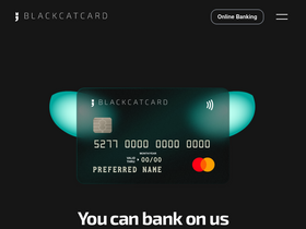 'blackcatcard.com' screenshot