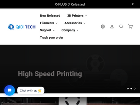 'qidi3d.com' screenshot