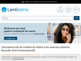'lentiamo.ro' screenshot