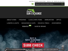 'floridagunexchange.com' screenshot