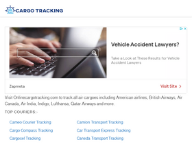 'onlinecargotracking.com' screenshot