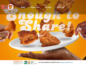 'chickenlicken.co.za' screenshot