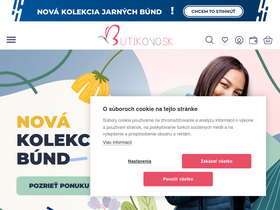 'butikovo.sk' screenshot