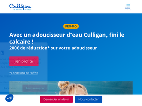 'culligan.fr' screenshot