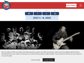 'cherryfestival.org' screenshot