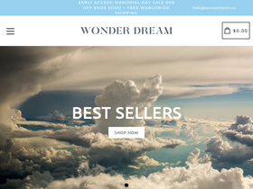 Wonderdream website screenshot