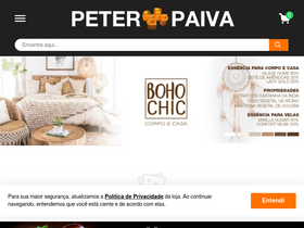 'lojapeterpaiva.com.br' screenshot