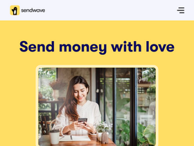 'sendwave.com' screenshot
