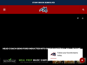 'stonybrookathletics.com' screenshot