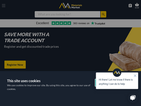 'materialsmarket.com' screenshot
