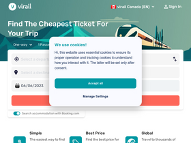 'virail.ca' screenshot