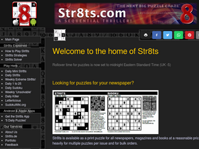 'str8ts.com' screenshot