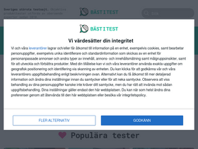 'xn--bst-i-test-q5a.se' screenshot