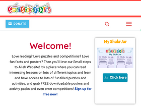 'smallstepstoallah.com' screenshot