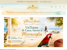 vibrasonic.it homepage screenshot