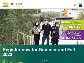 'ohlone.edu' screenshot