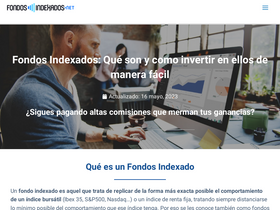 'fondosindexados.net' screenshot