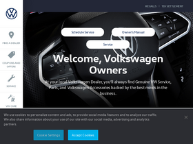 'vwserviceandparts.com' screenshot