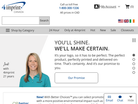 '4imprint.ca' screenshot