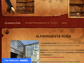 alfarrabistaroma.weebly.com