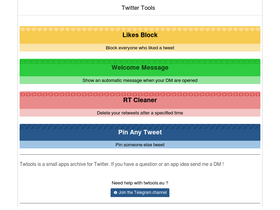 'twtools.eu' screenshot