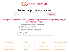 'venta.com.ar' screenshot