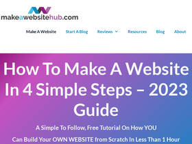 'makeawebsitehub.com' screenshot