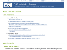 w3.css-validator.org