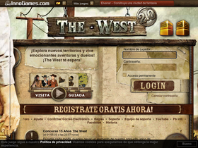 'the-west.es' screenshot