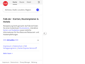 'falk.de' screenshot