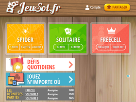 'jeusol.fr' screenshot