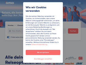 'omio.at' screenshot