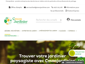 'cmonjardinier.com' screenshot