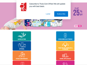 'thulo.com' screenshot