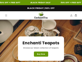 EnchantiTea website screenshot