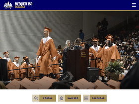 'mesquiteisd.org' screenshot