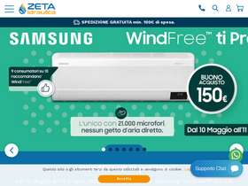 'zetaidraulica.it' screenshot