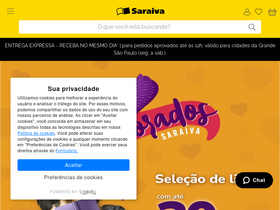 'saraiva.com.br' screenshot
