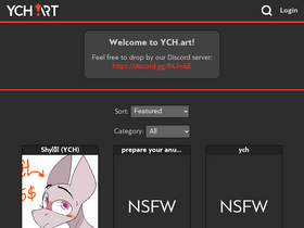 'ych.art' screenshot