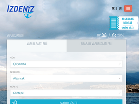 'izdeniz.com.tr' screenshot