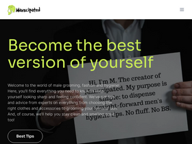 'manscipated.com' screenshot