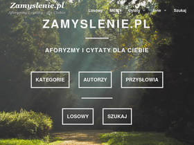 'zamyslenie.pl' screenshot