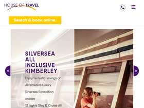 'houseoftravel.co.nz' screenshot